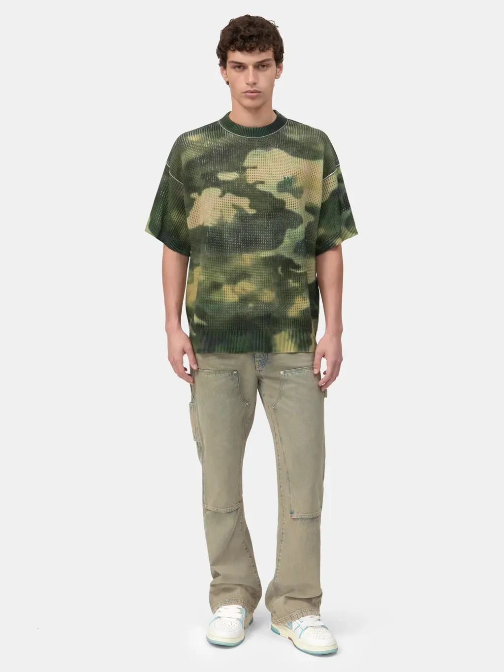 Camo Oversized Tee - Green