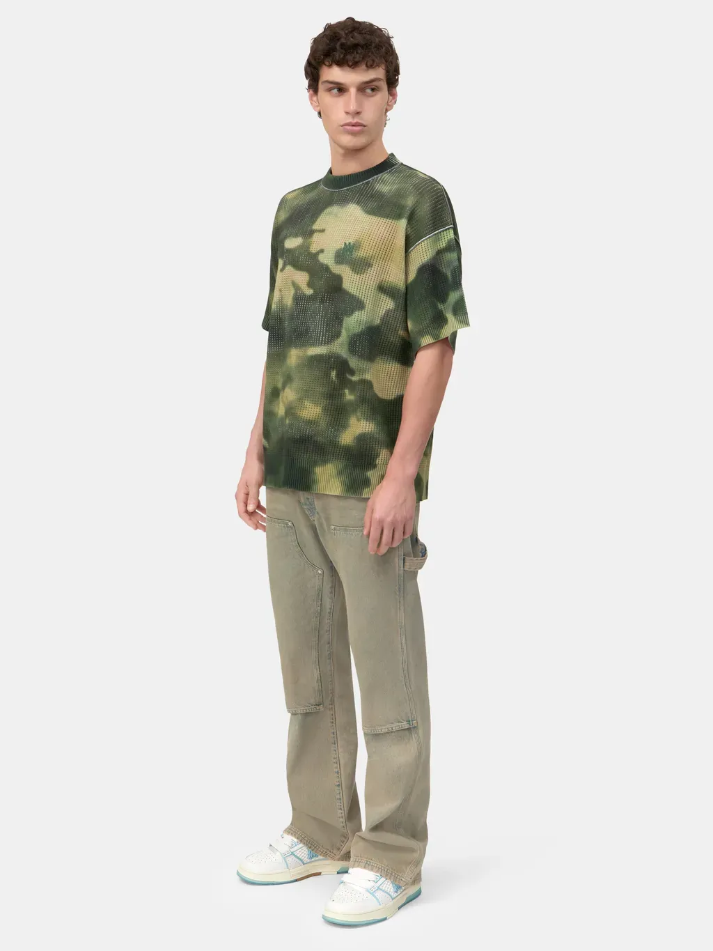Camo Oversized Tee - Green