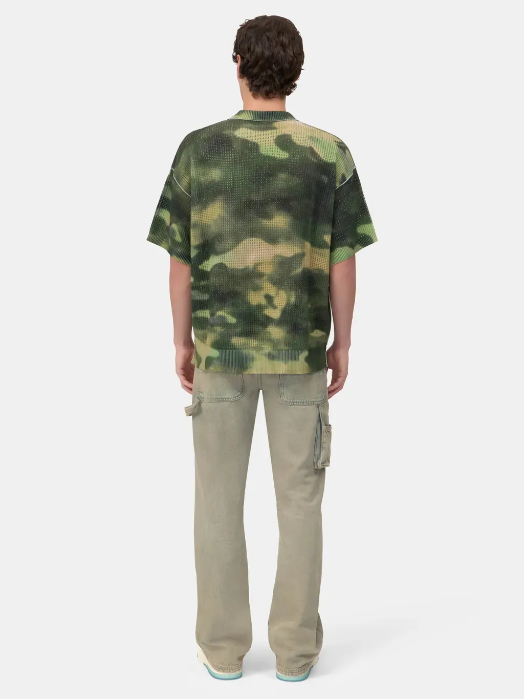 Camo Oversized Tee - Green