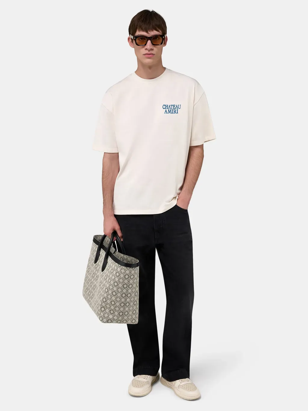 Chateau Amiri Oversized Tee - Ivory