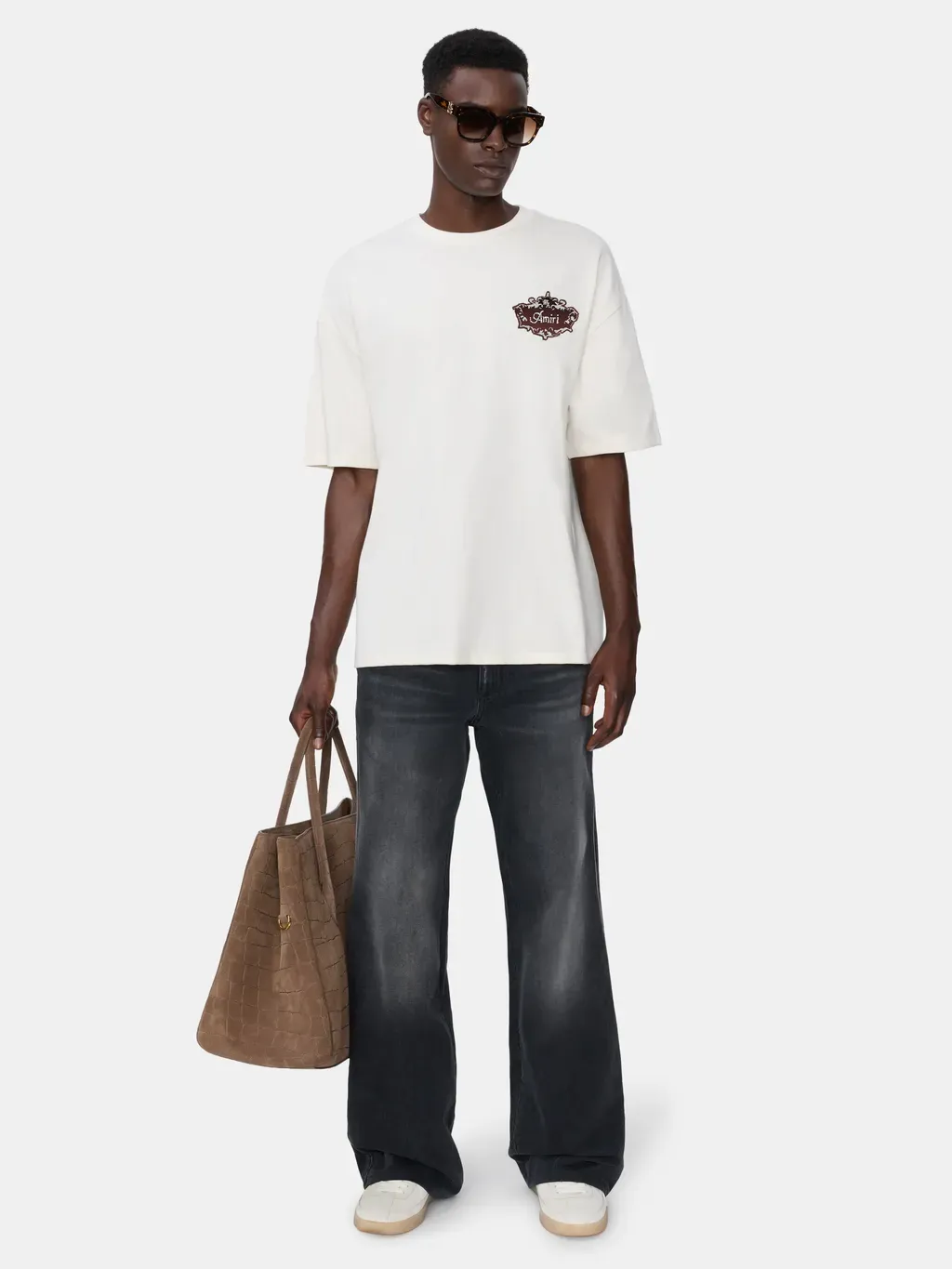 Chateau Crest Oversized Tee - Ivory