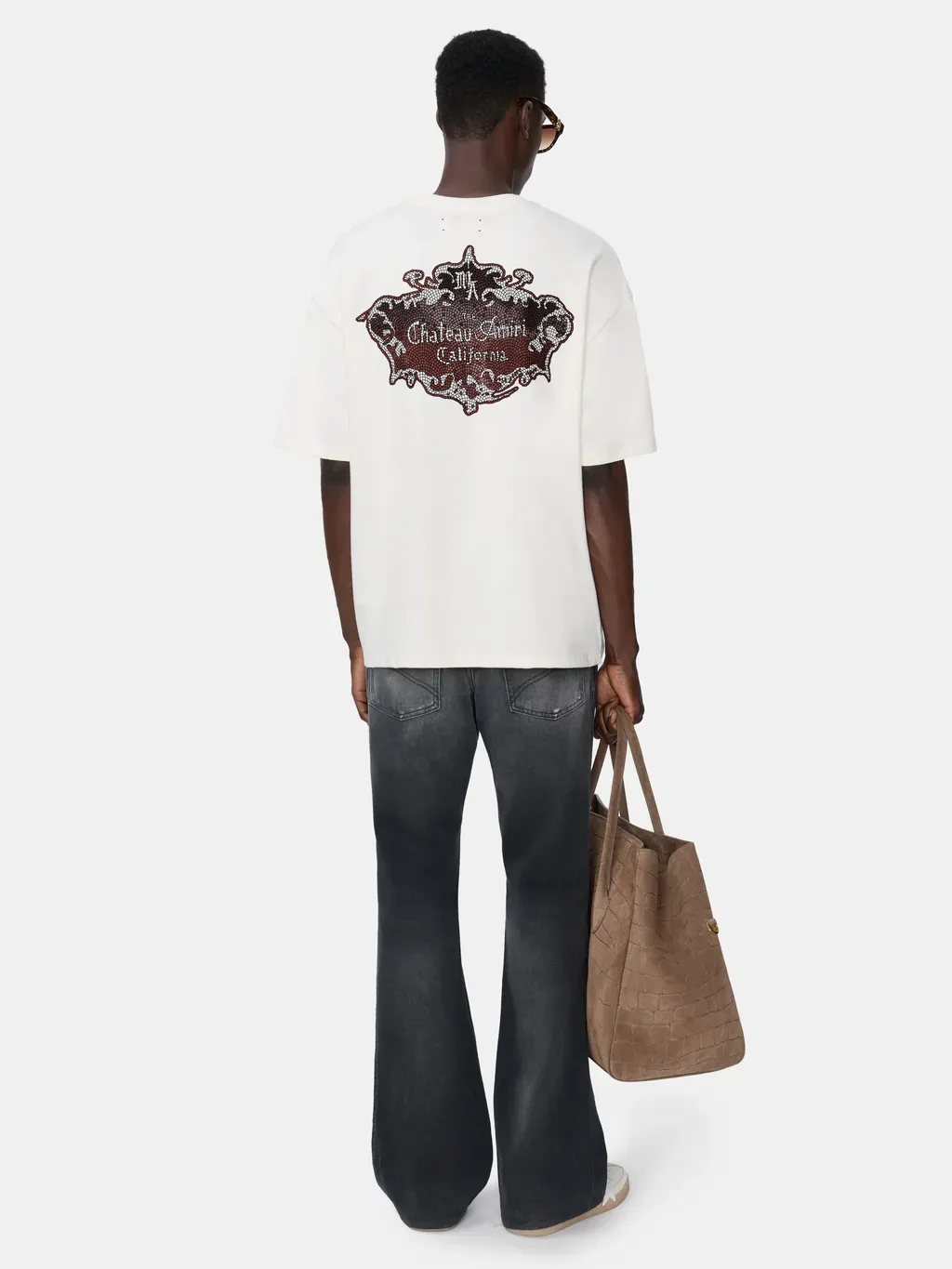 Chateau Crest Oversized Tee - Ivory