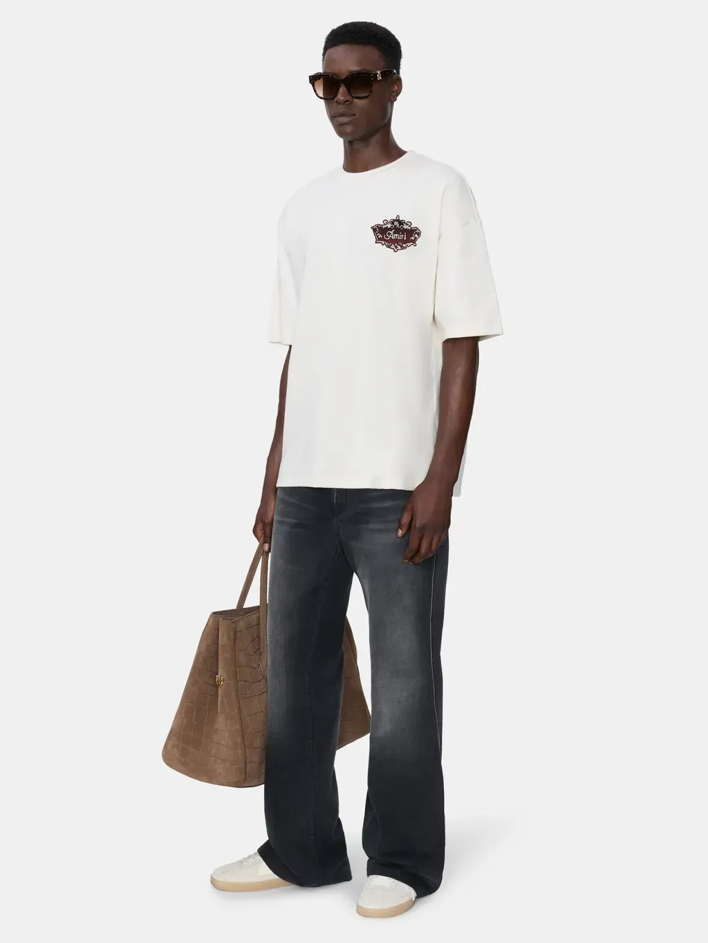 Chateau Crest Oversized Tee - Ivory