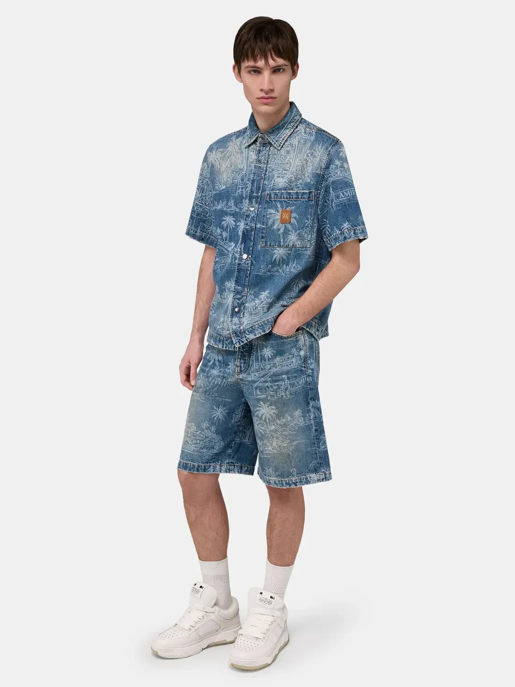 Chateau Palms Denim Shirt - Harbor Indigo