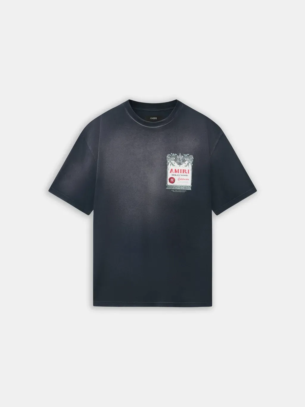 Chateau Stamp Oversized Tee - Black
