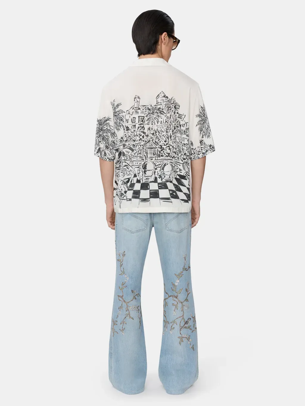 Chateau Sketch Camp Shirt - Ivory