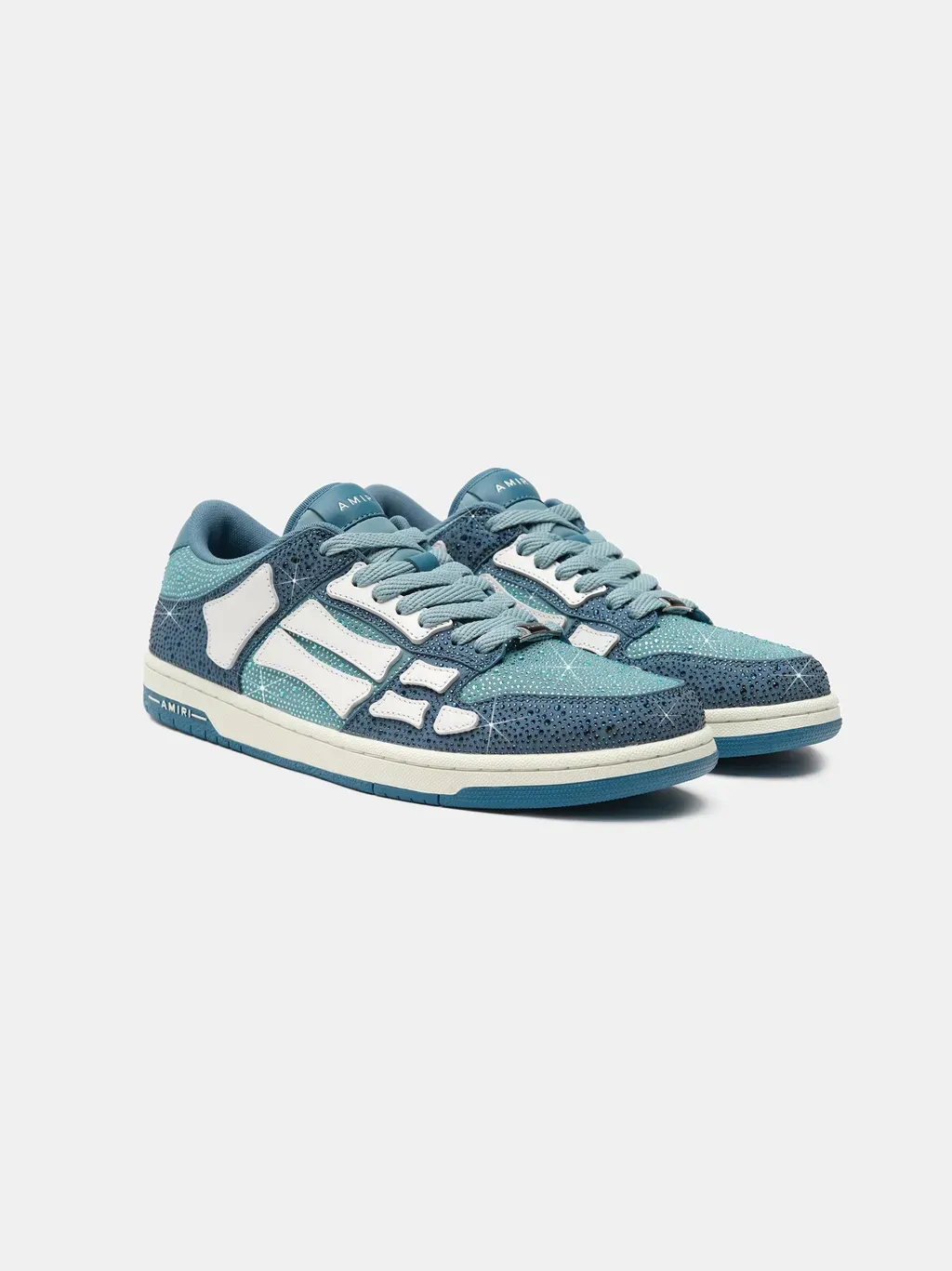 Crystal Skel-Top Low - Blue