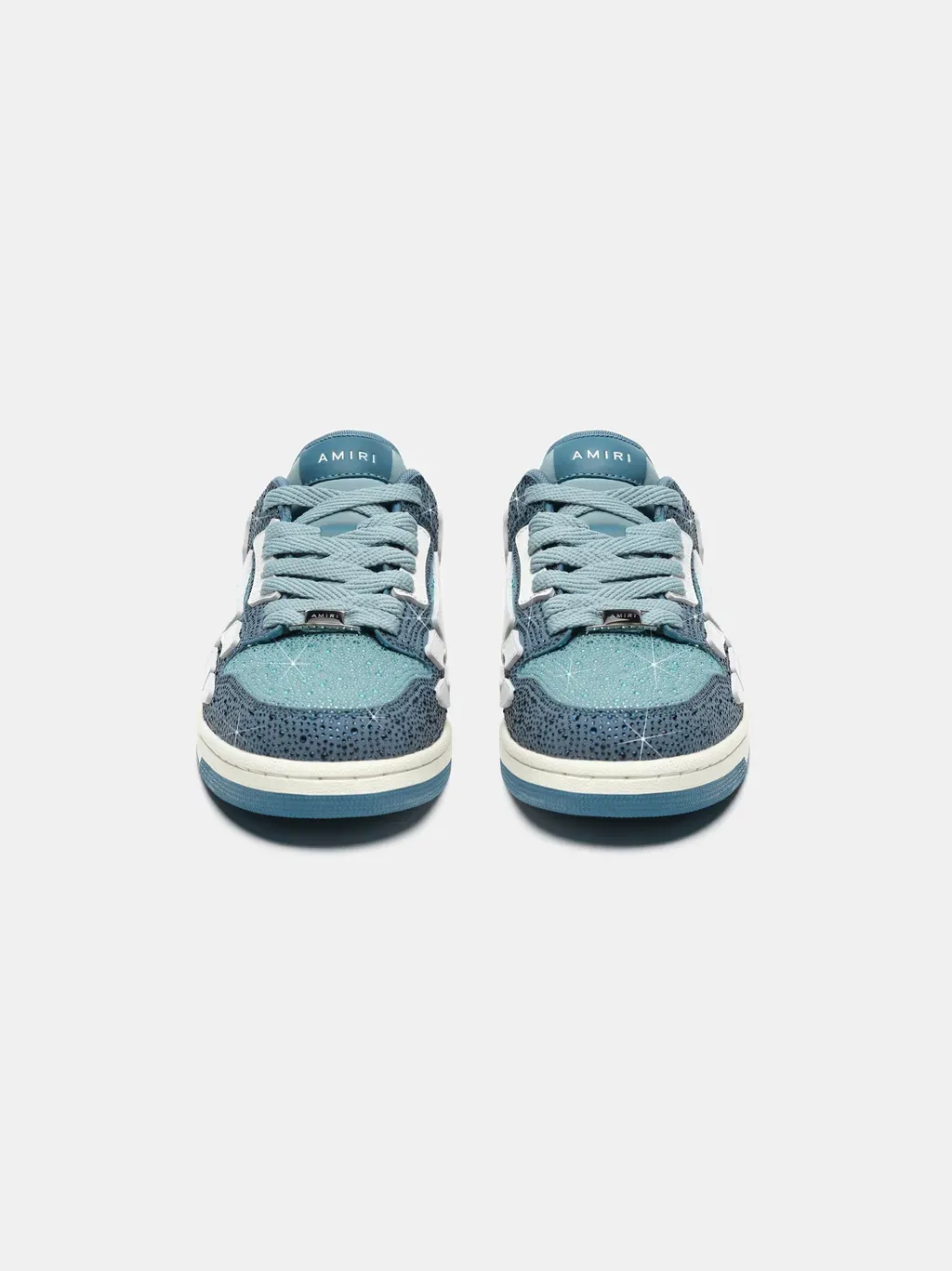 Crystal Skel-Top Low - Blue