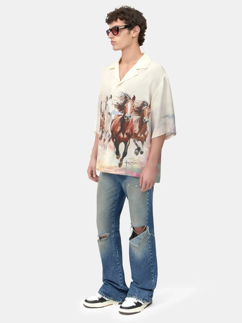 Horses Camp Shirt - Multi