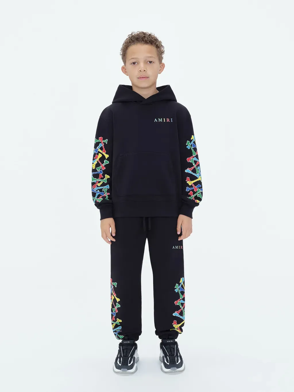 Kids - Kids Amiri Bones Scribble Sweatpant - Black
