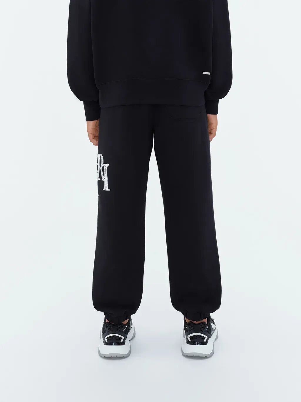Kids - Amiri Staggered Scribble Sweatpant - Black