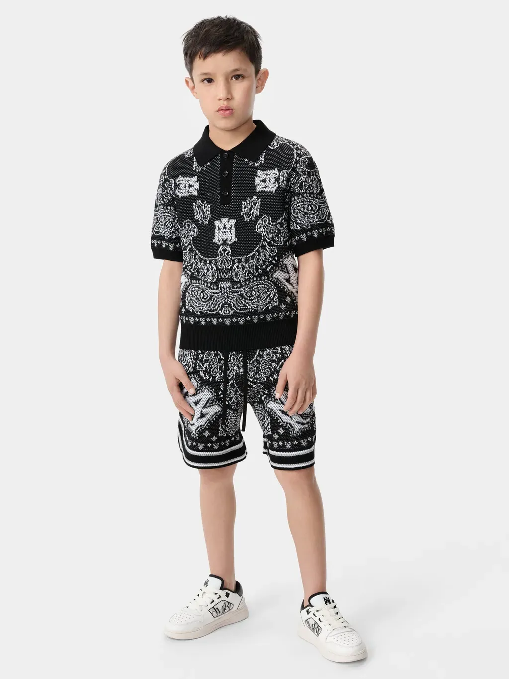 Kids - Kids' Bandana Short - Black