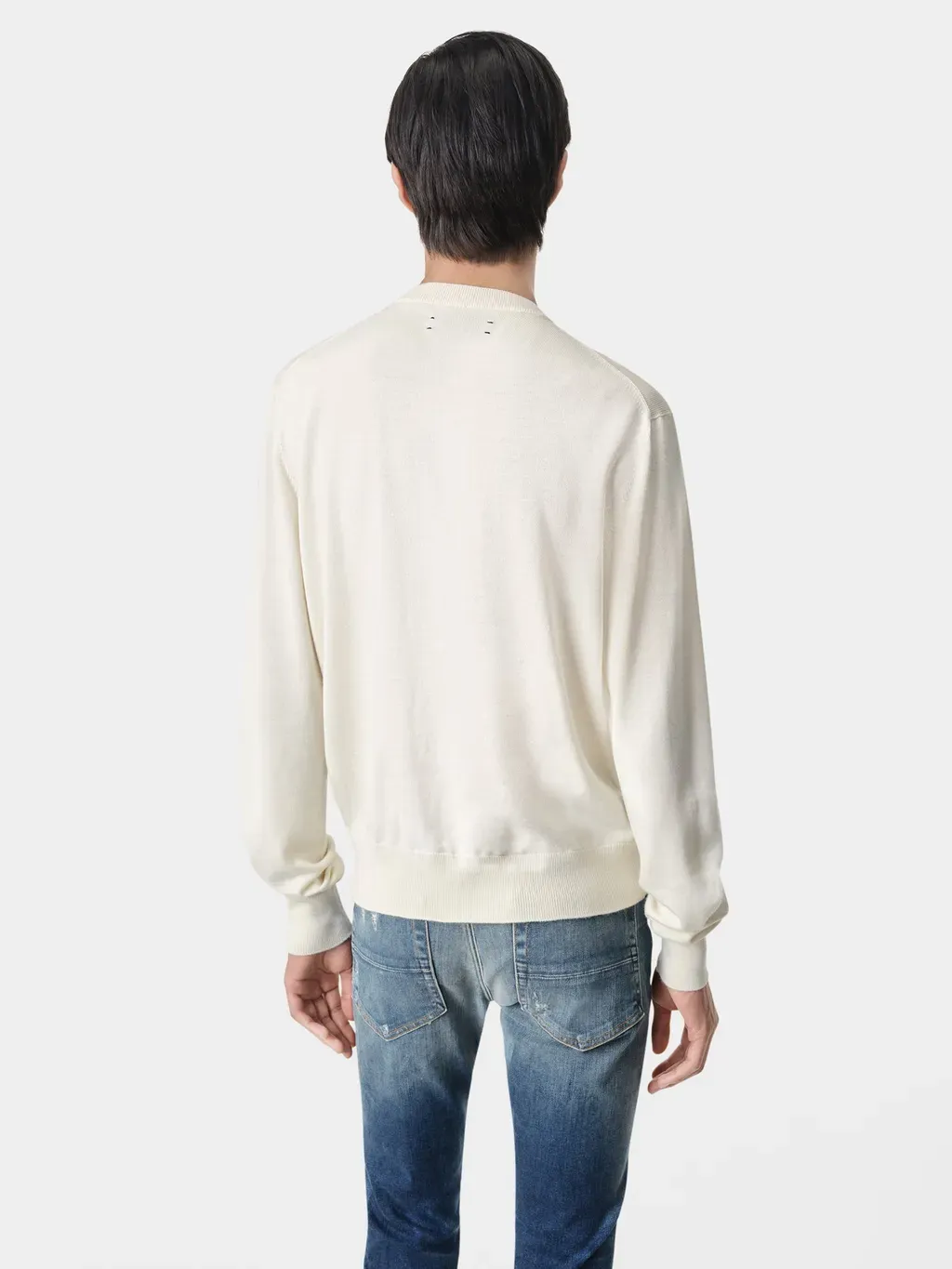 Long Sleeve Crew-Alabaster
