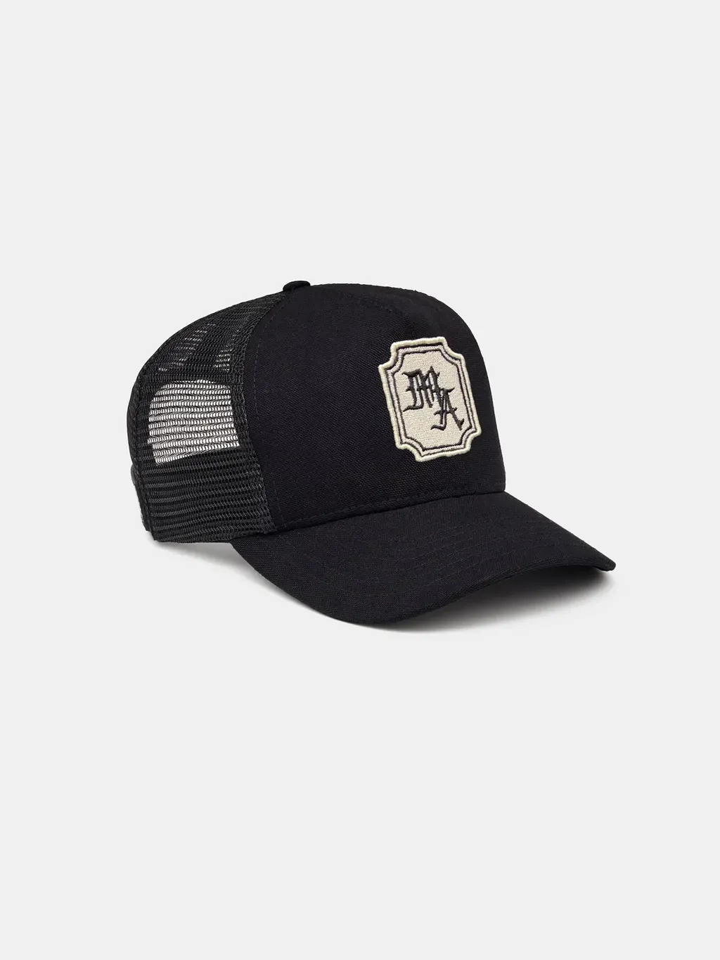 Ma Chateau Cotton Trucker Hat - Black