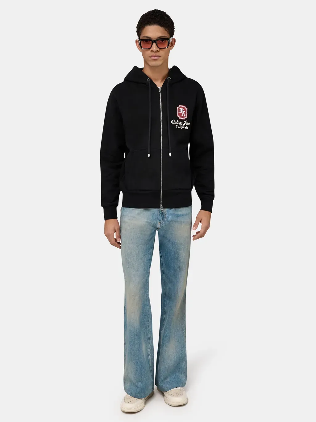 Ma Chateau Zip Hoodie - Black