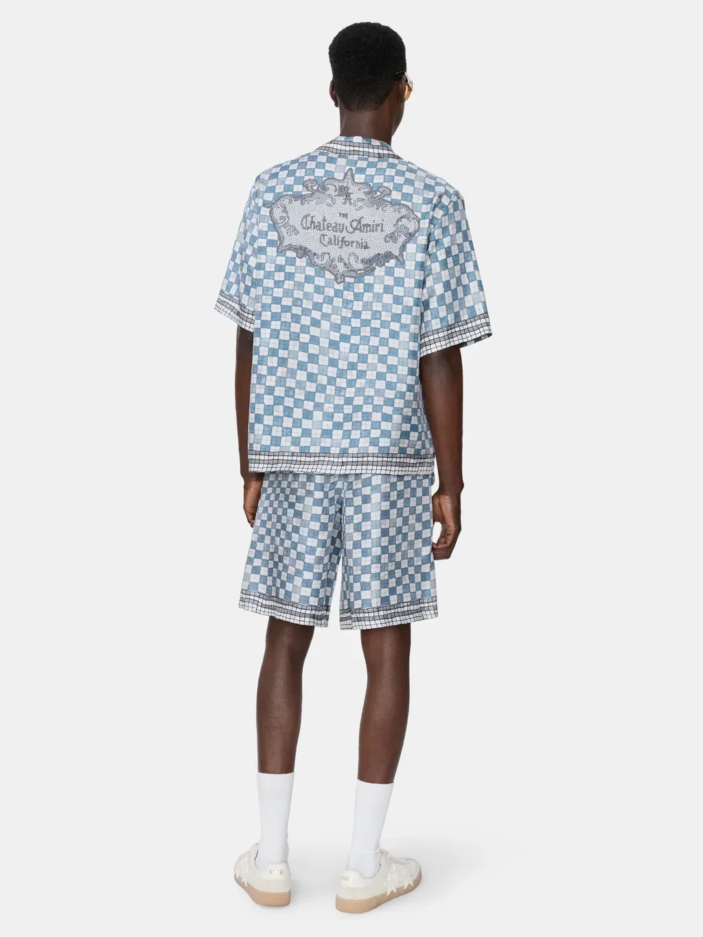 Ma Checkered Bowling Shirt - Steel