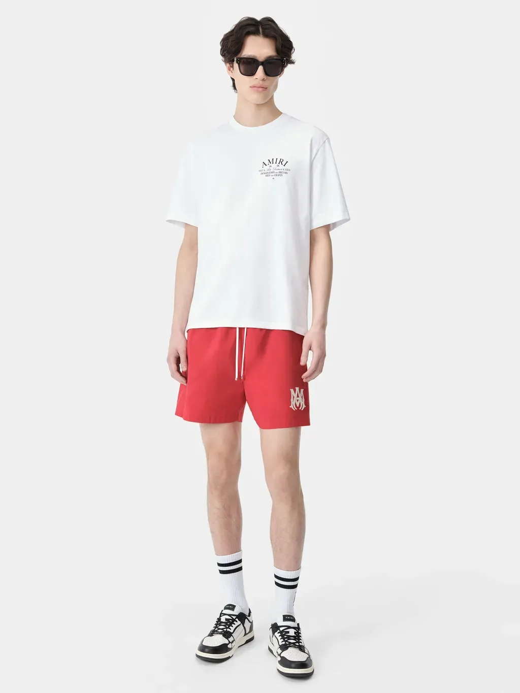 Ma Core Logo Swim Trunk - Red