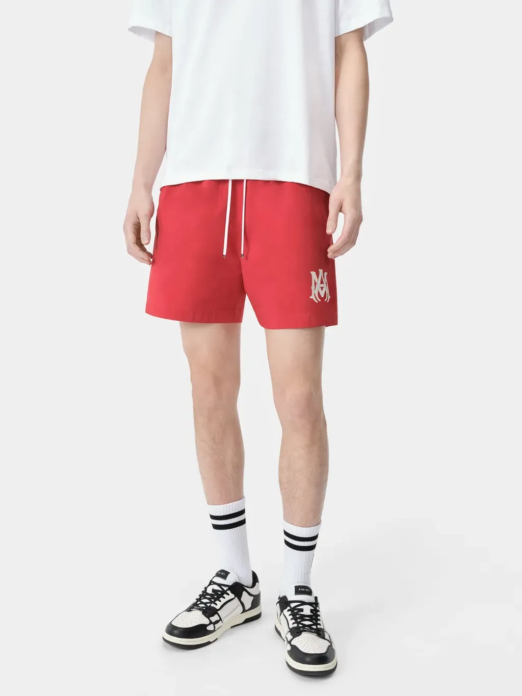 Ma Core Logo Swim Trunk - Red
