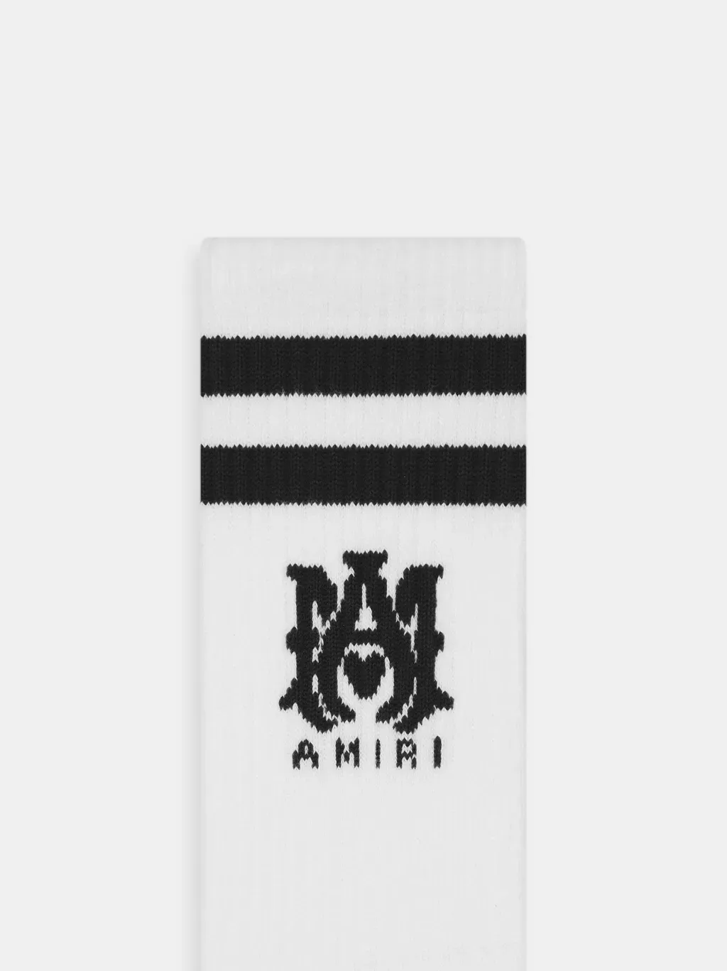 Ma Core Logo Socks - White Black