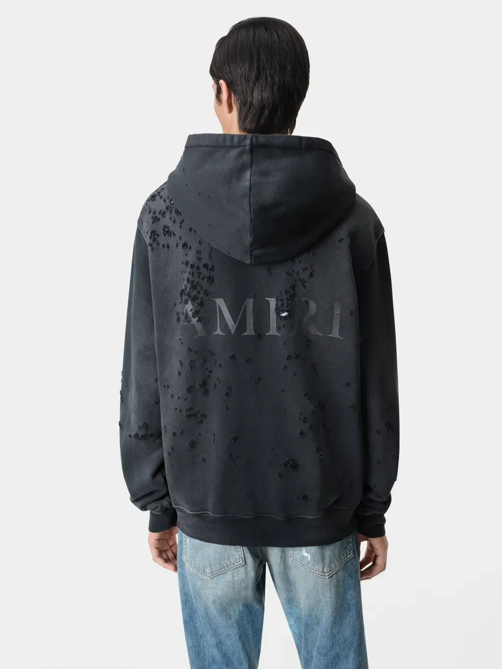 Ma Logo Shotgun Zip Hoodie - Faded Black