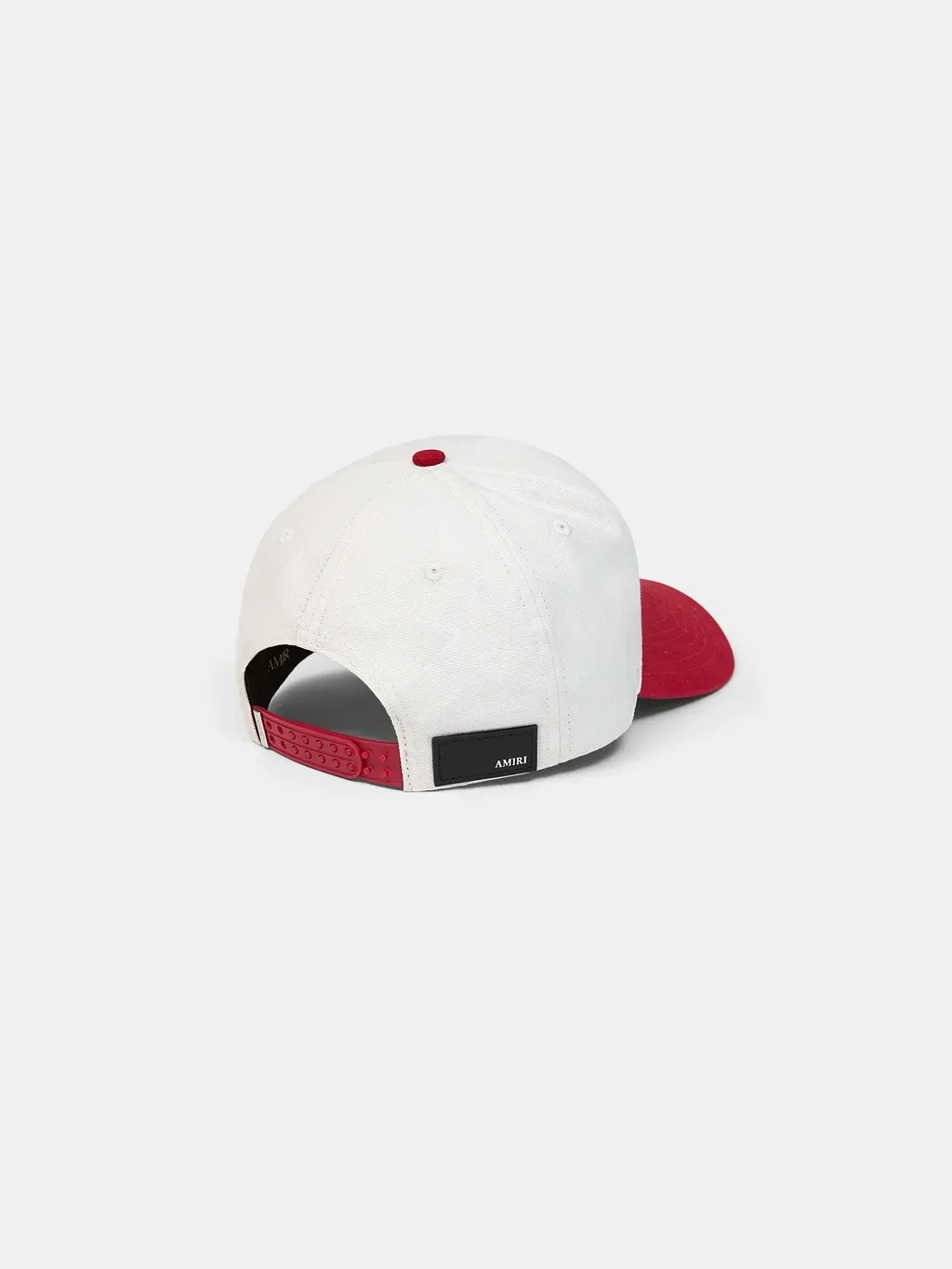 Ma Outline Two Tone Canvas Hat - Red Rose