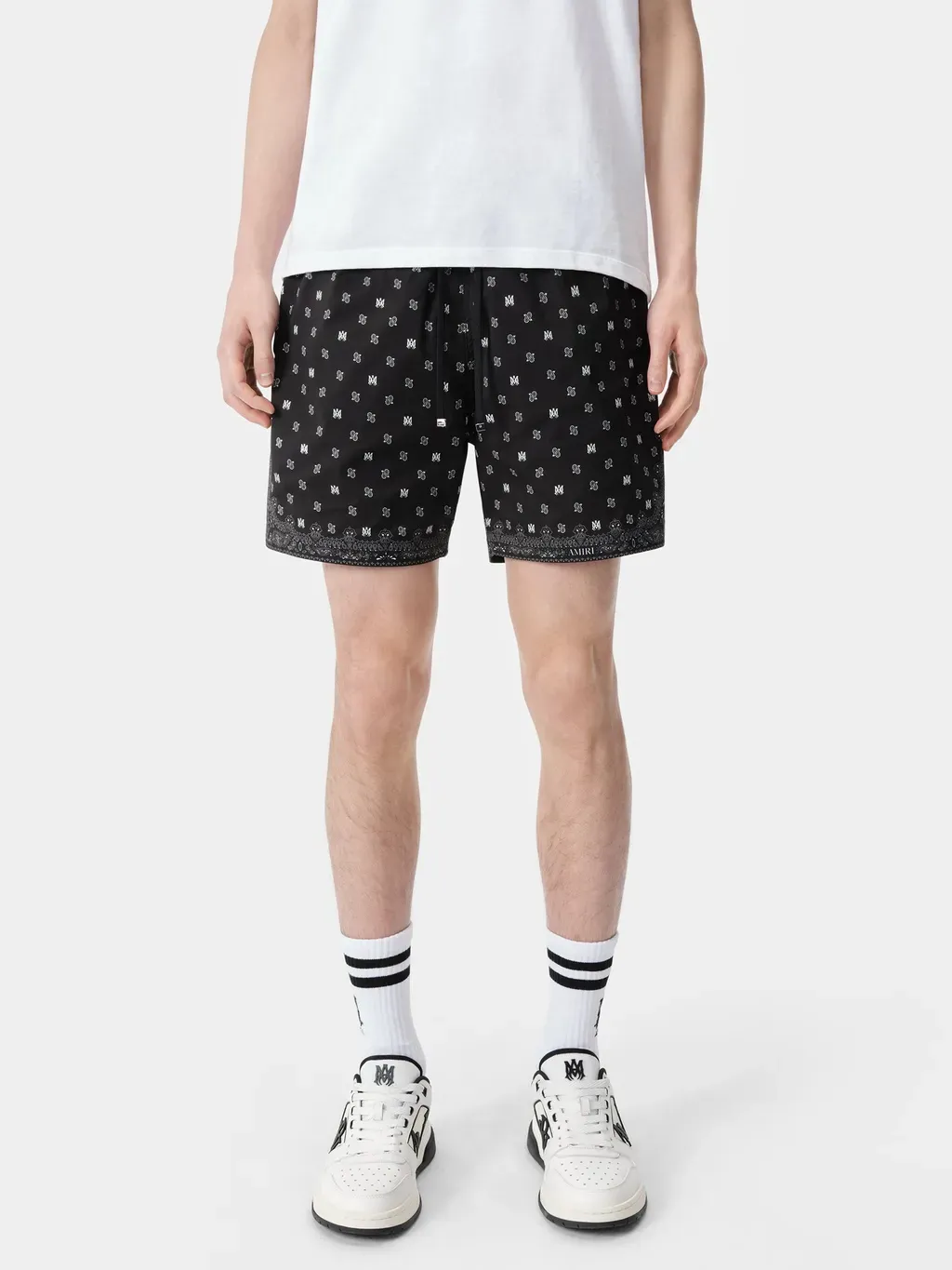 Ma Paisley Swim Trunk - Black