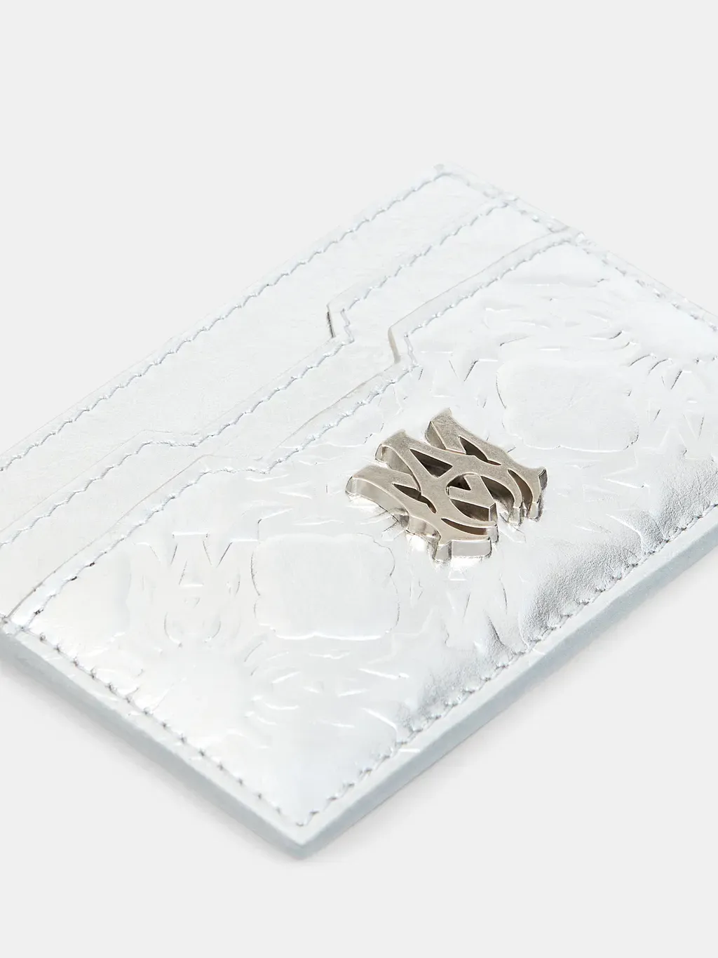 Ma Quad Foil Card Holder - Silver