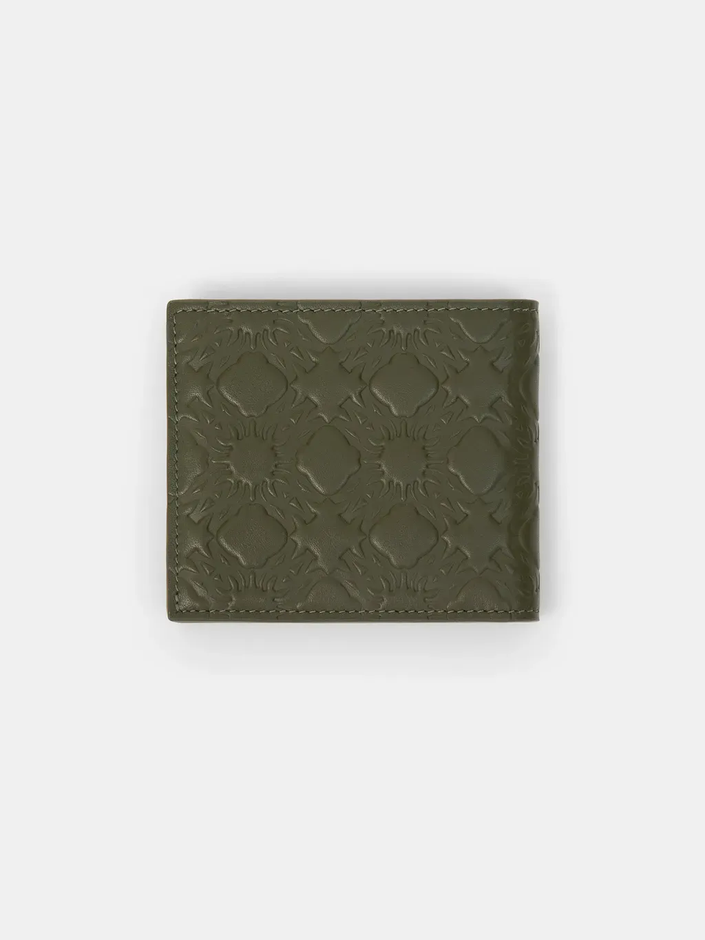 Ma Quad Leather Bifold - Dark Sage