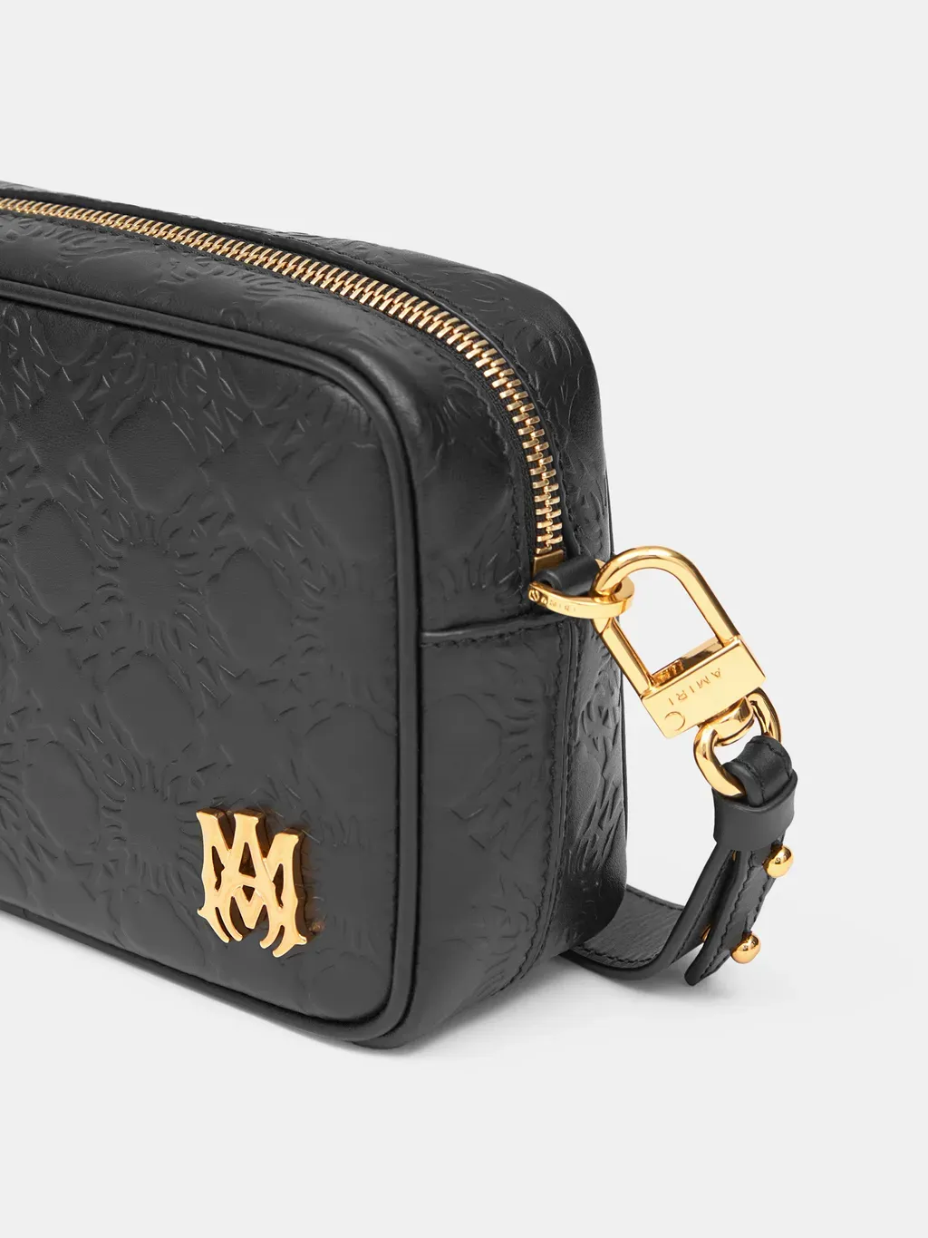 Ma Quad Leather Camera Case - Black