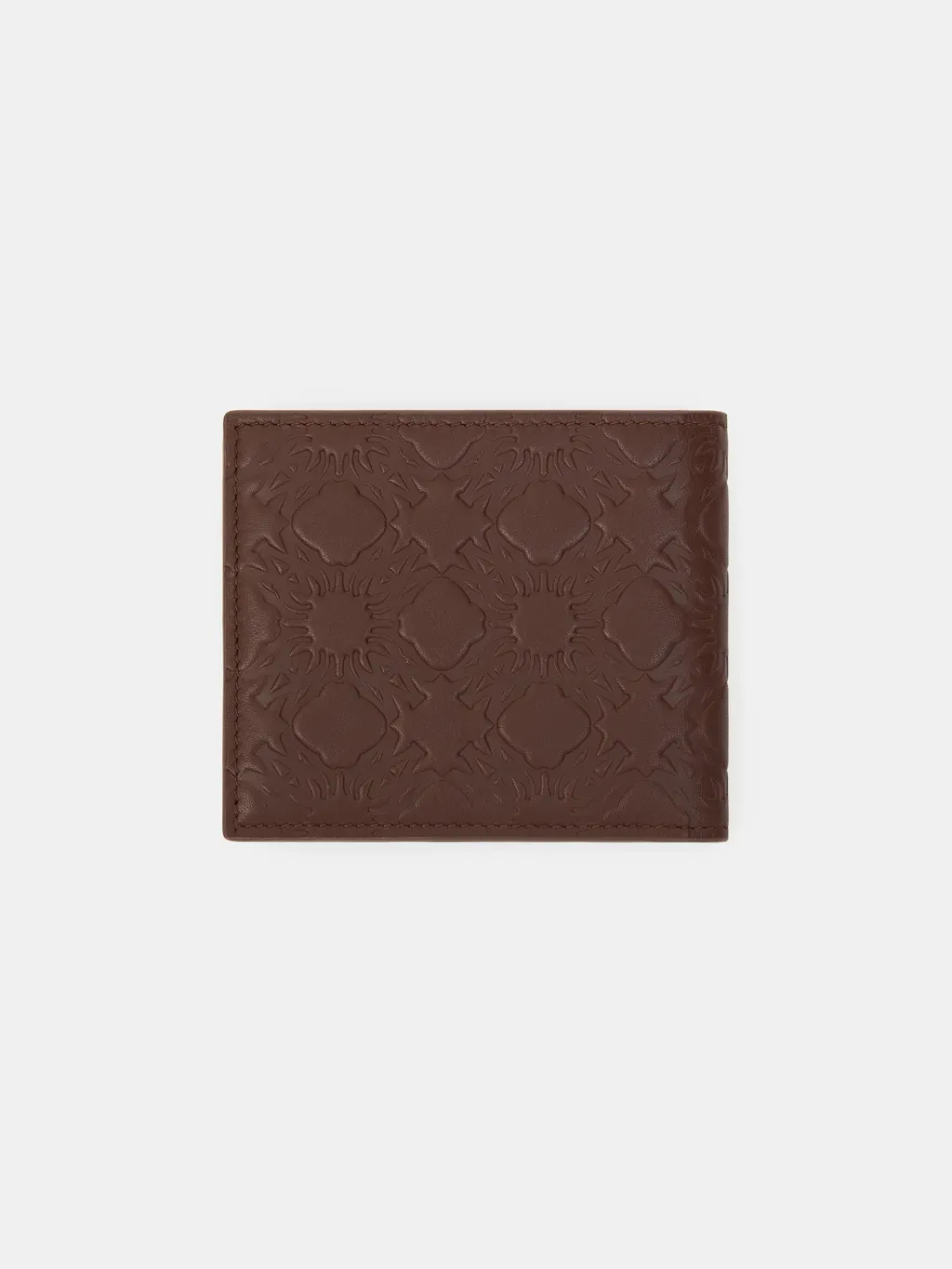 Ma Quad Leather Bifold - Dark Brown