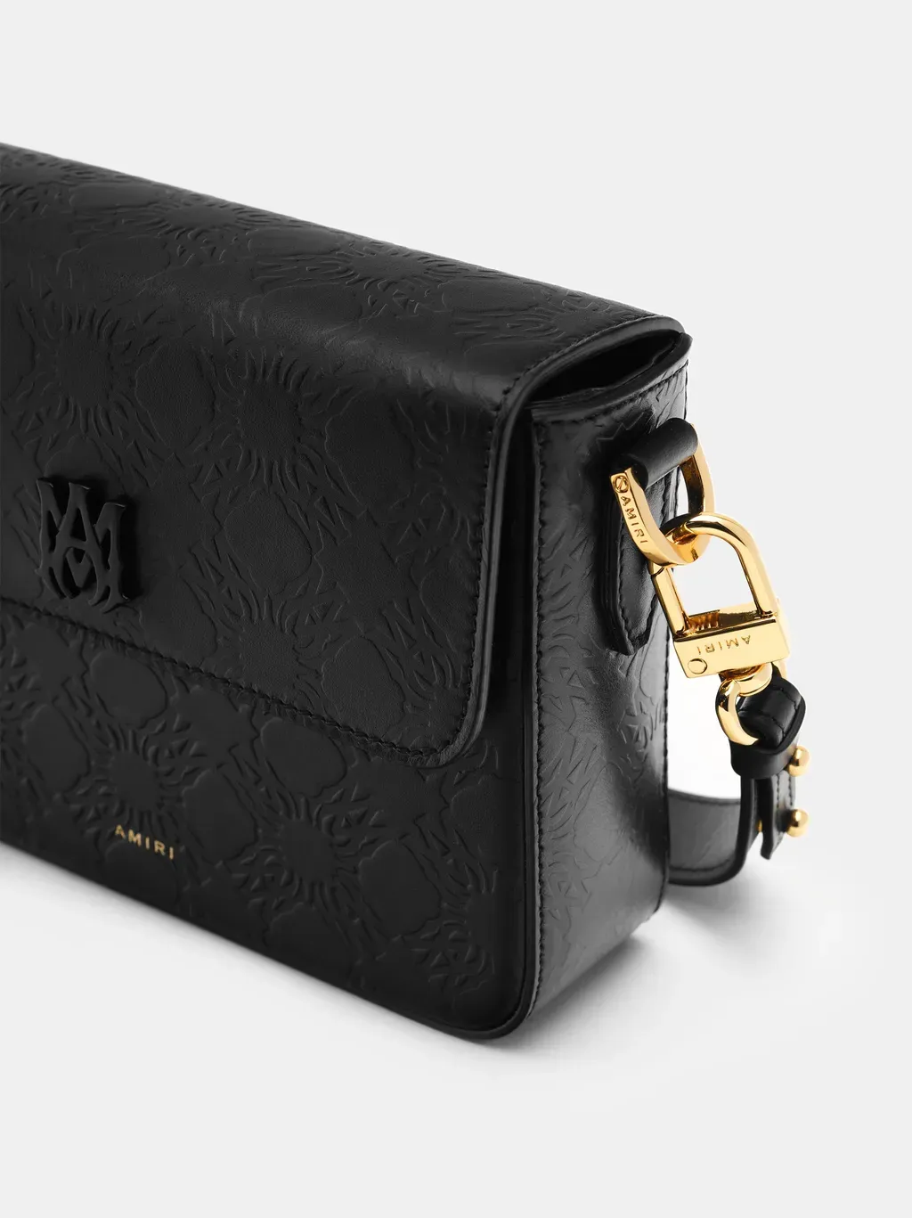 Ma Quad Leather Crossbody - Black