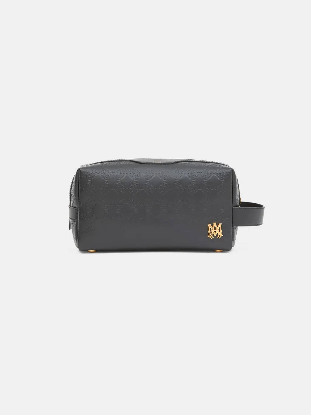 Ma Quad Leather Dopp Kit - Black