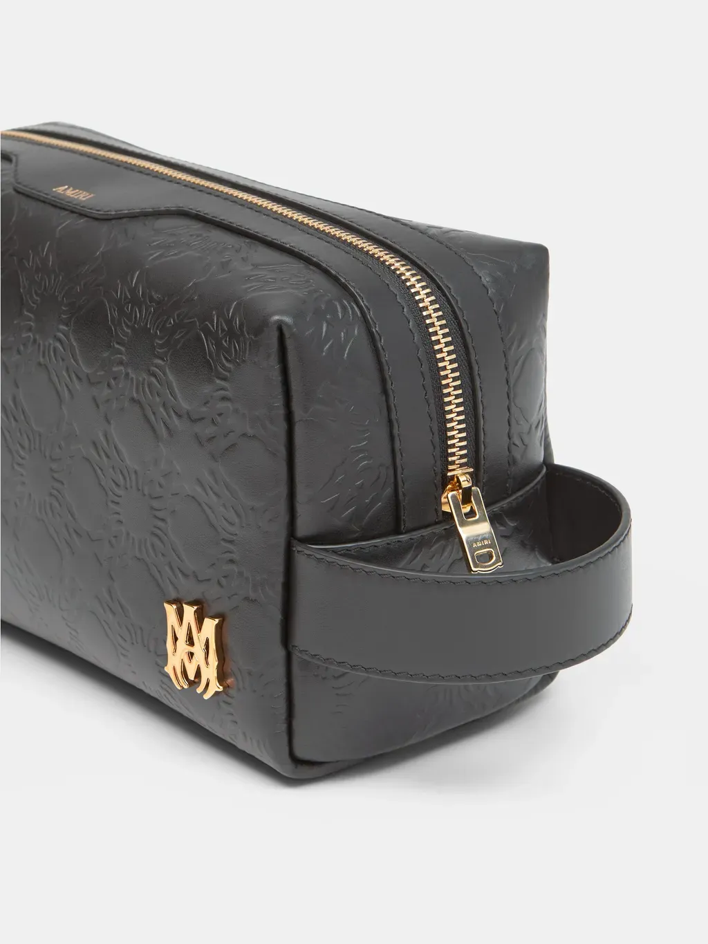 Ma Quad Leather Dopp Kit - Black