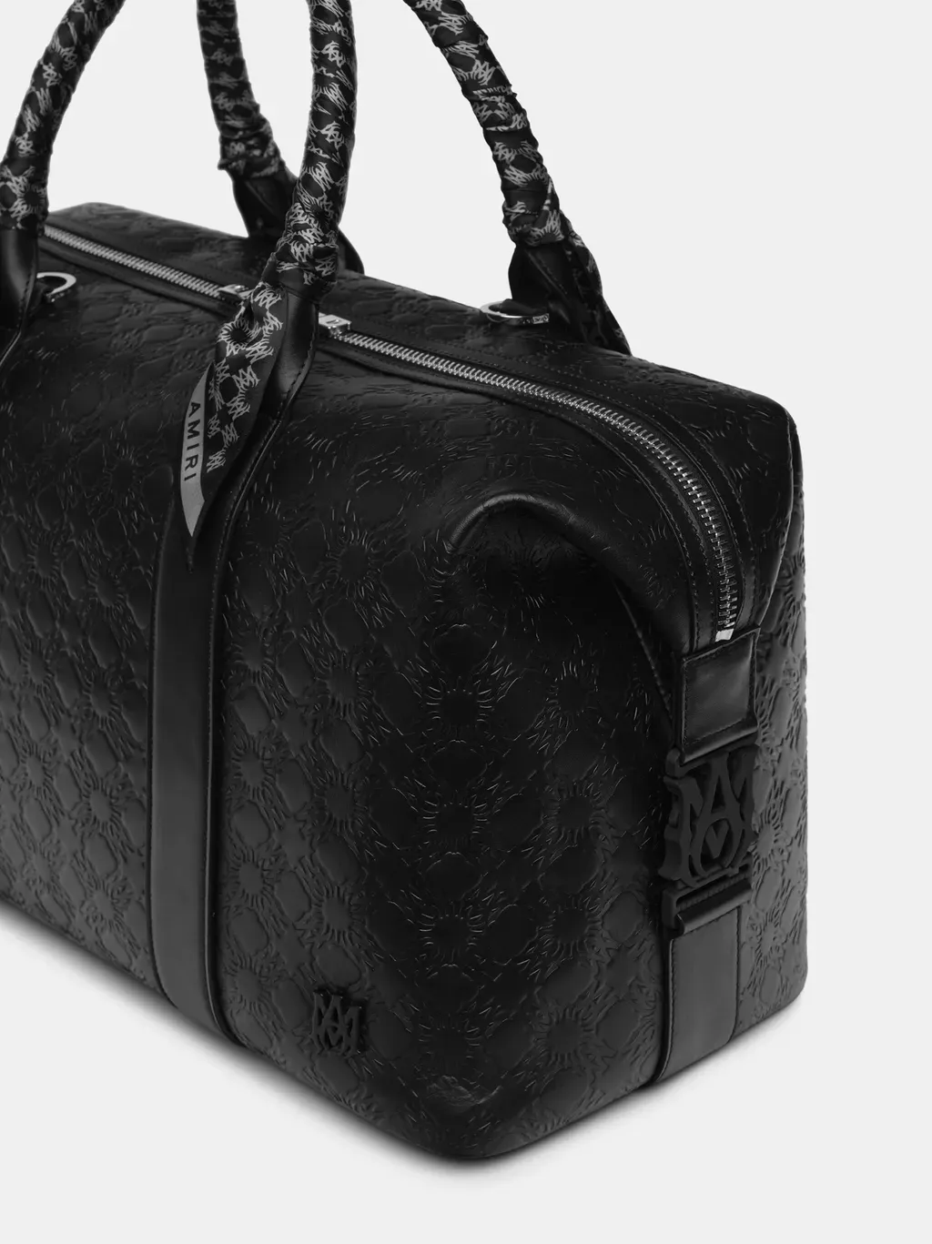 Ma Quad Leather Duffle Bag - Black
