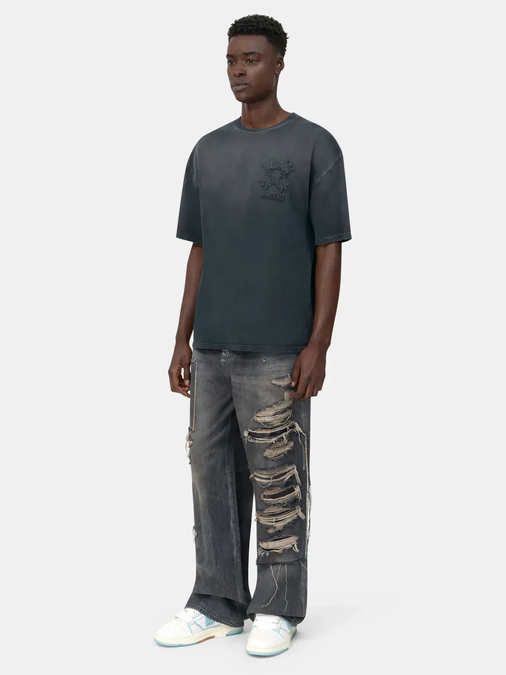 Ma Quad Oversized Tee - Black