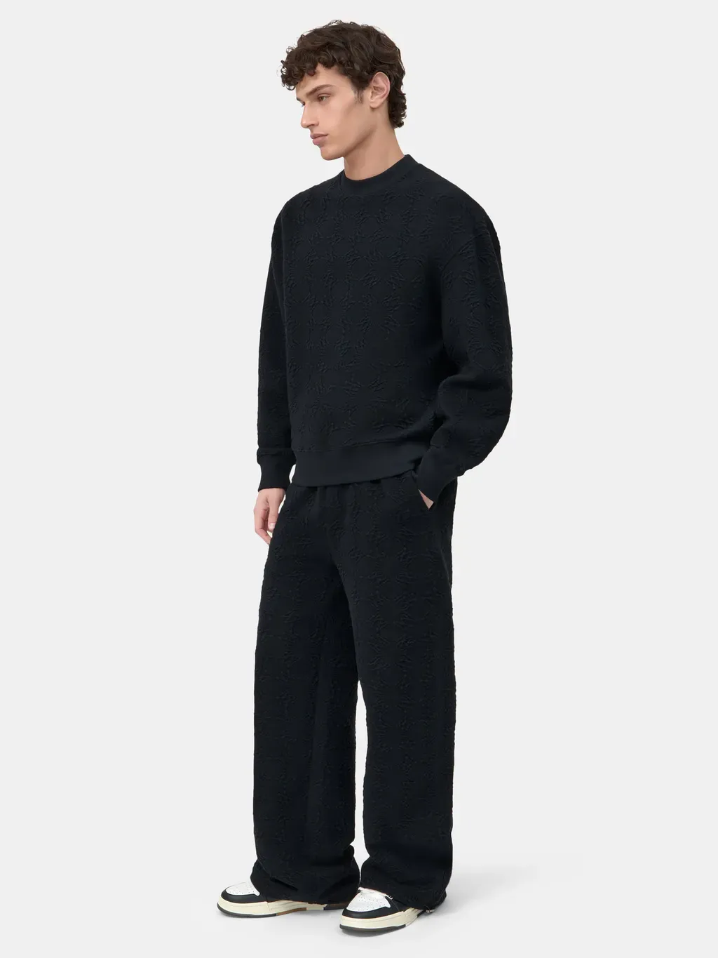 Ma Quad Oversized Crew - Black