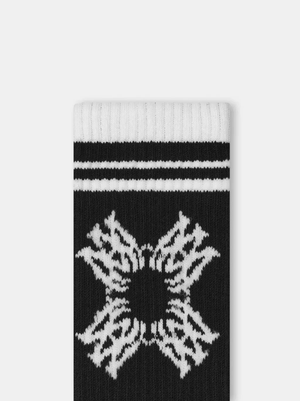 Ma Quad Sock - Black White
