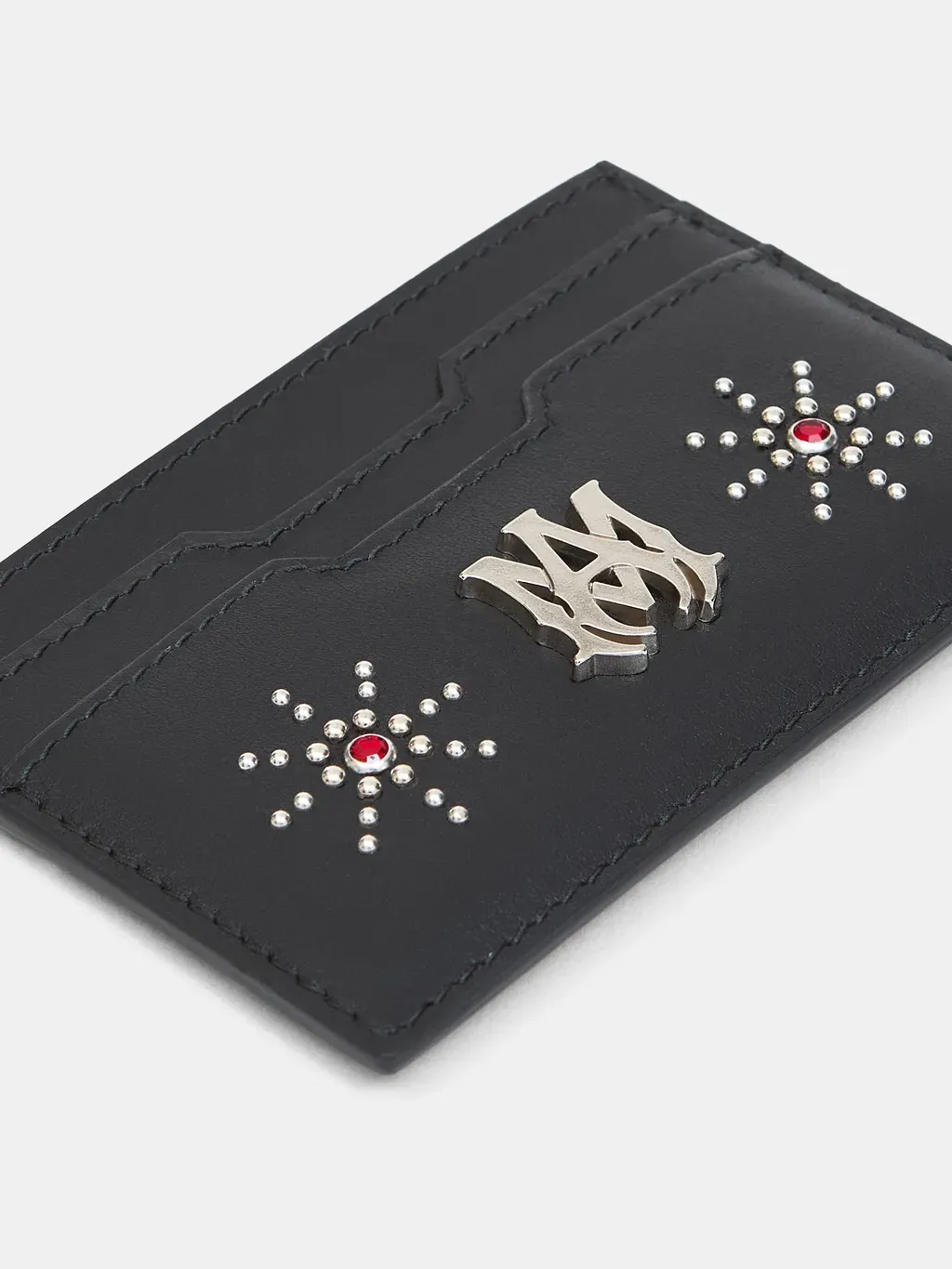 Ma Stud Card Holder - Black