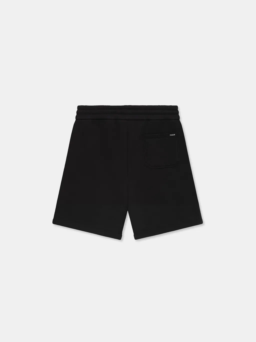 Relaxed Pull On Sweatshort - Black