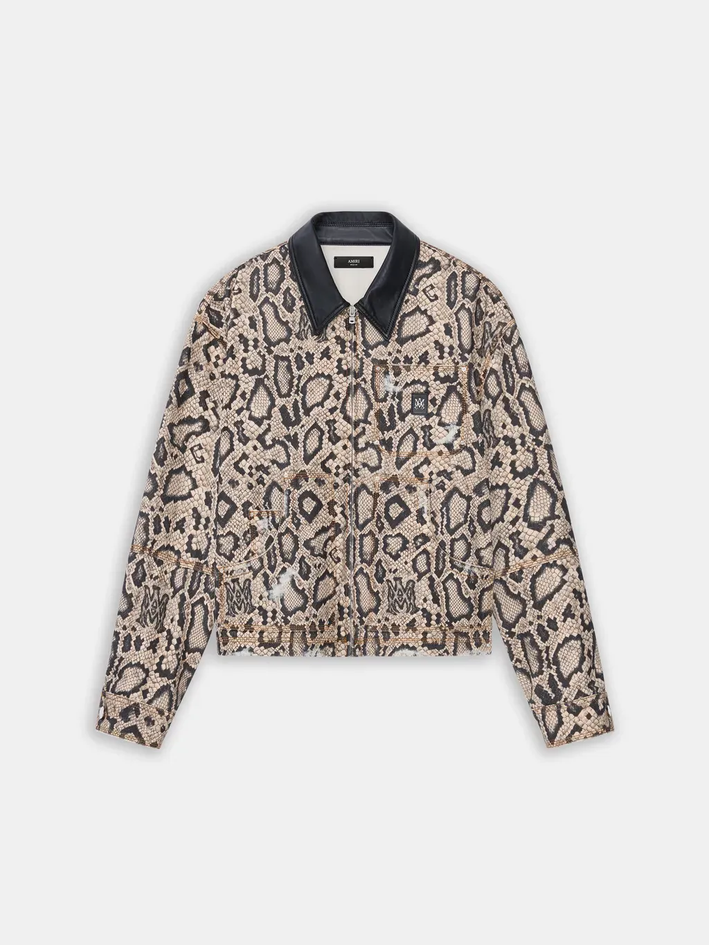 Snake Denim Work Jacket - Sand