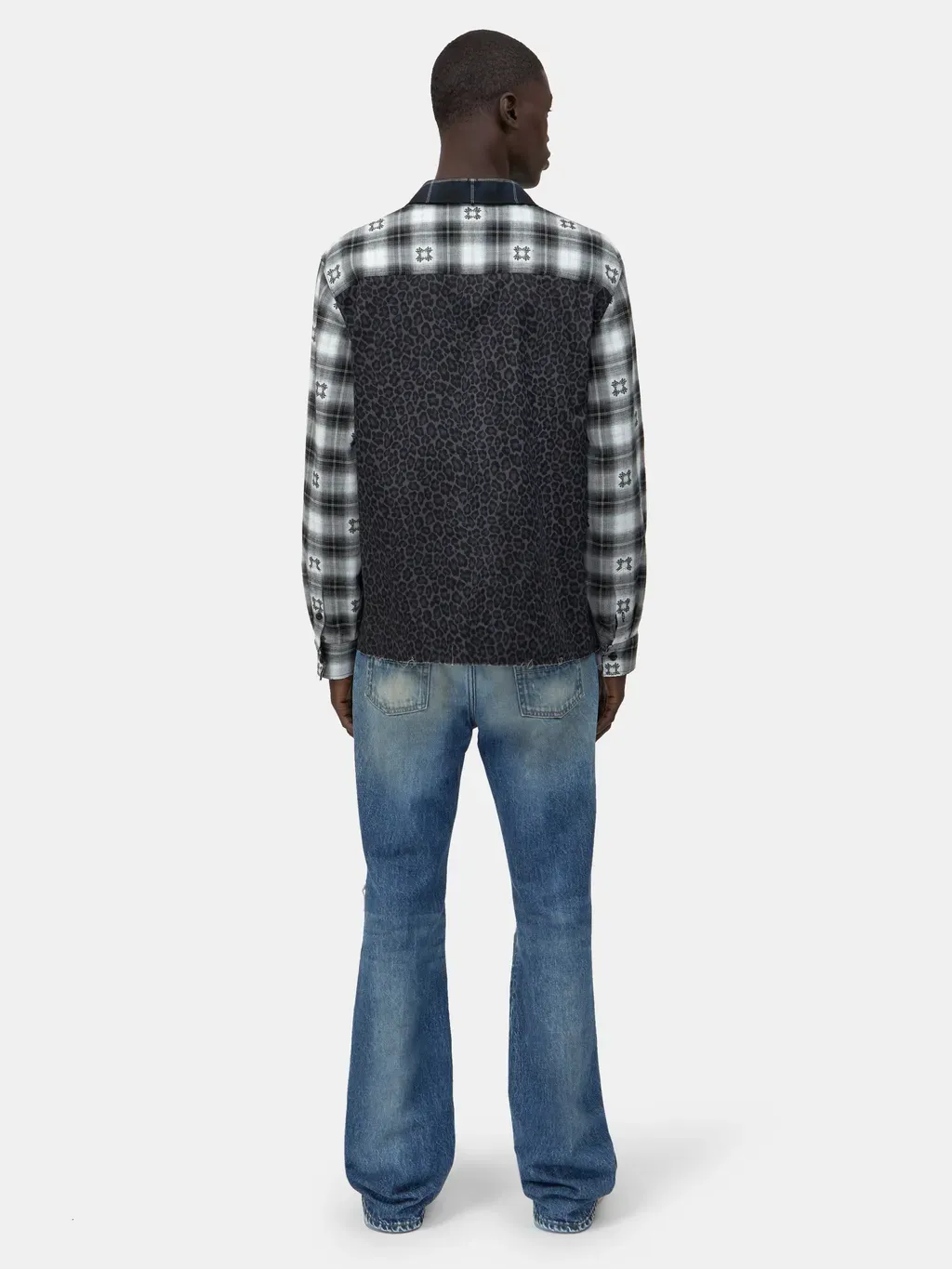 Spliced Ma Quad Flannel - Midnight Blue