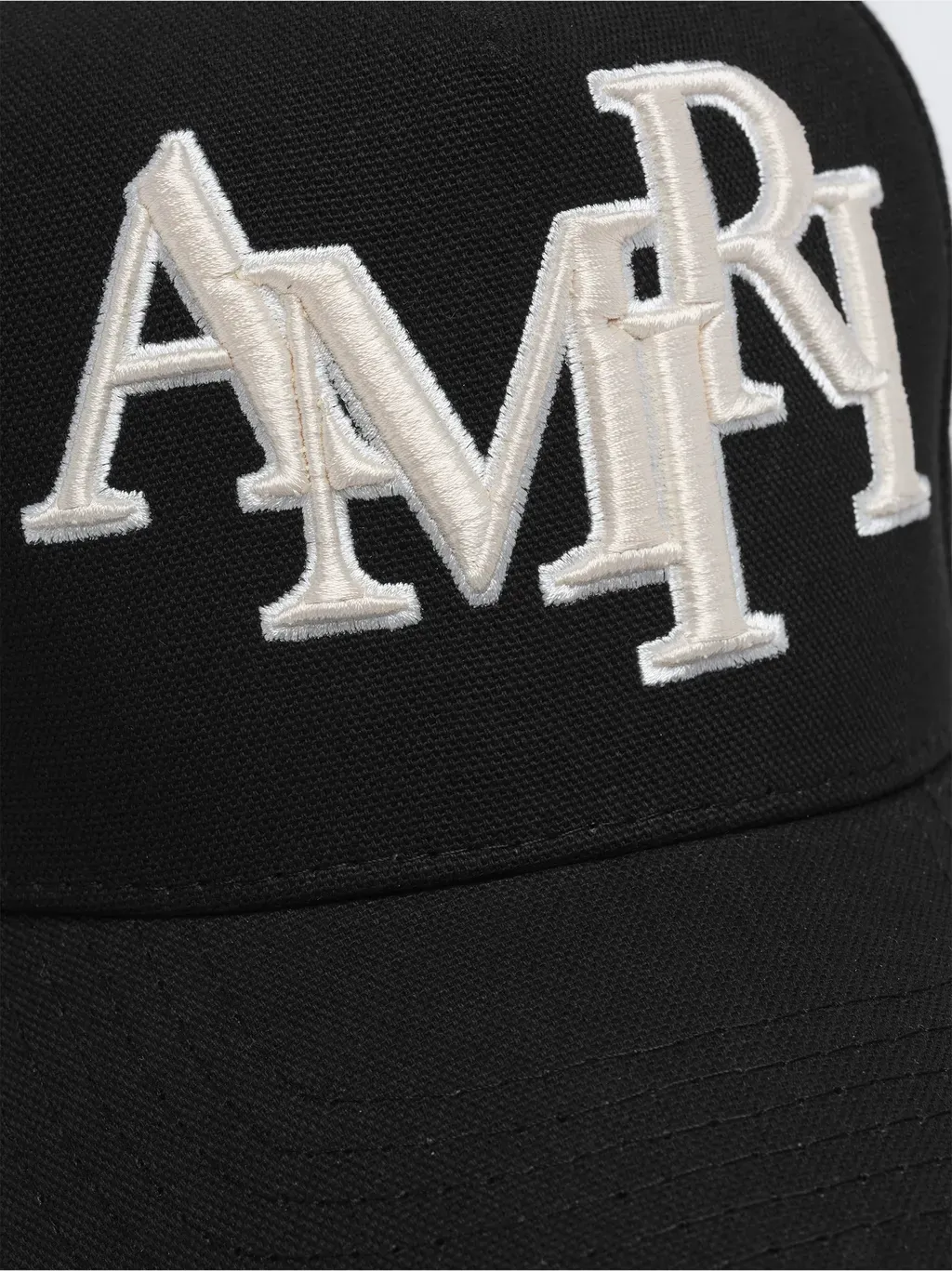 Staggered Amiri Canvas Hat - Black