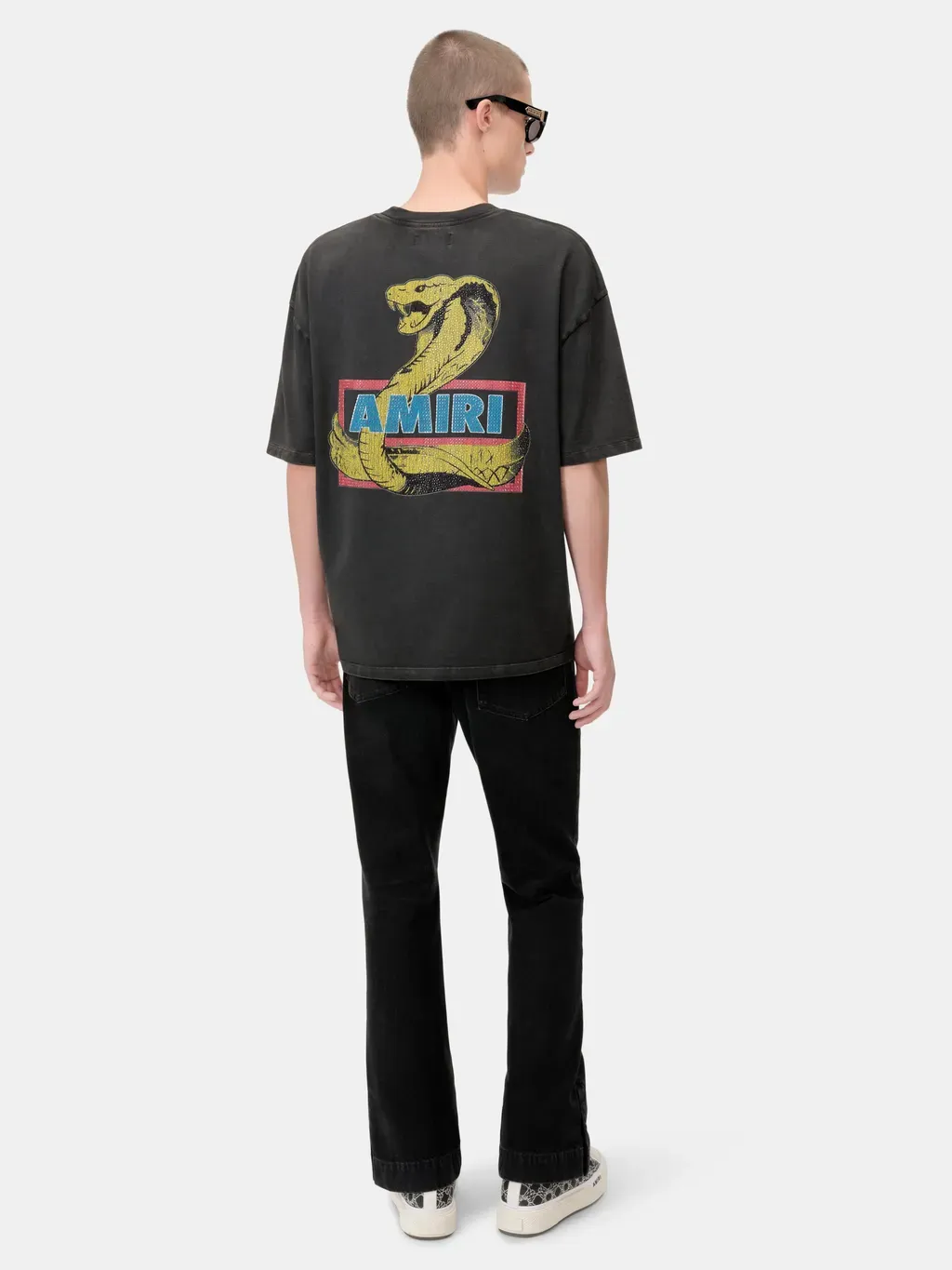 Straight Flare Jean - Vintage Black