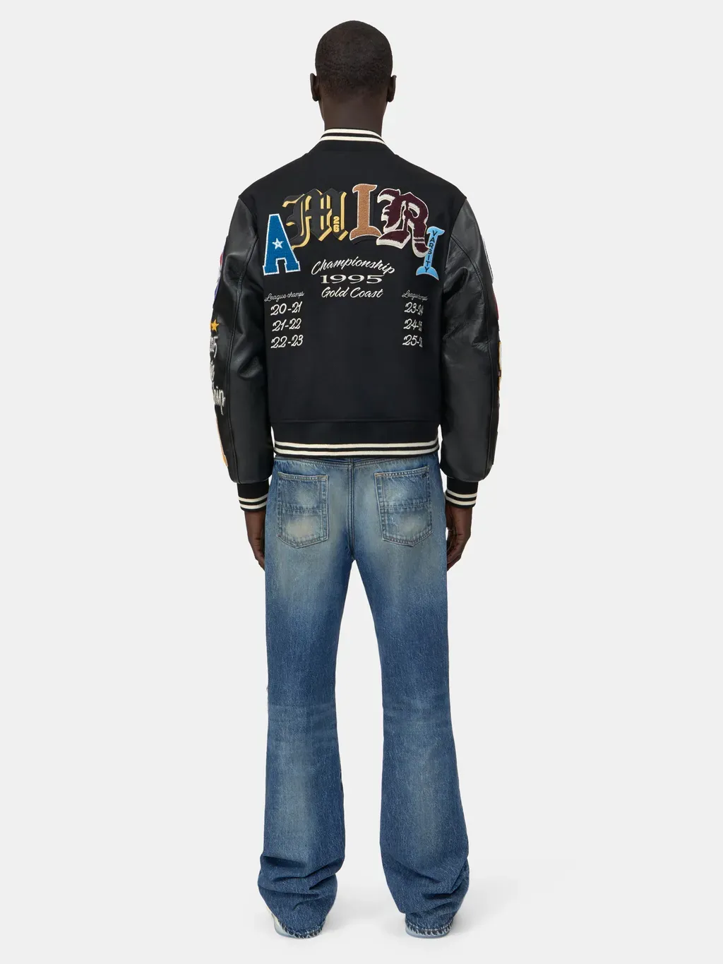 Varsity Patch Jacket - Black