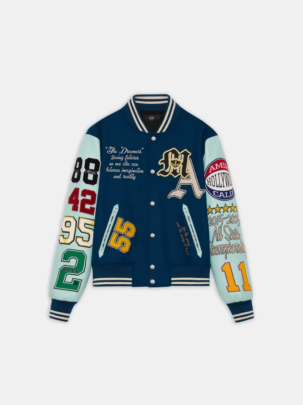 Varsity Patch Jacket - Blue