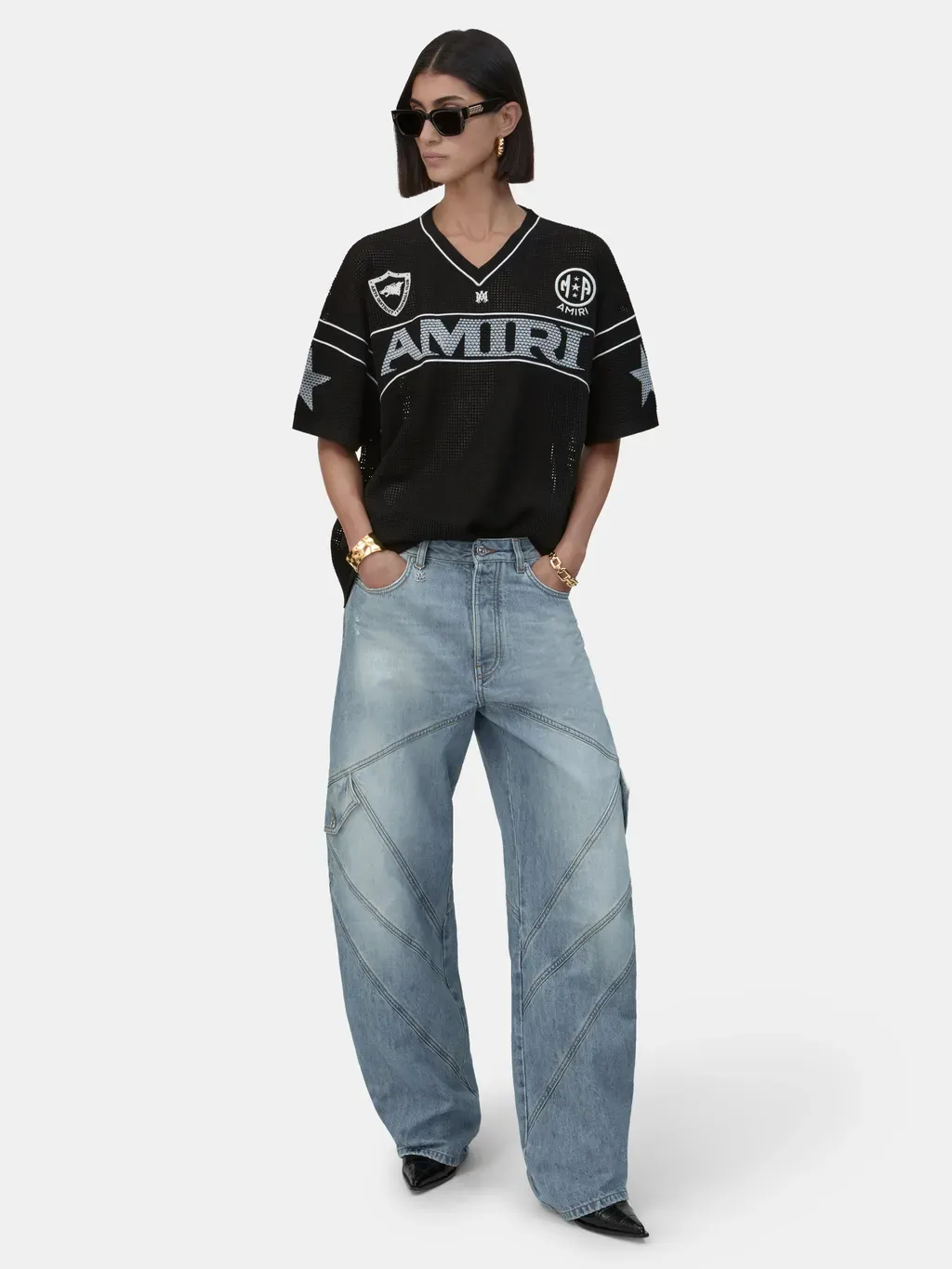Women - Amiri Sport Tee - Black