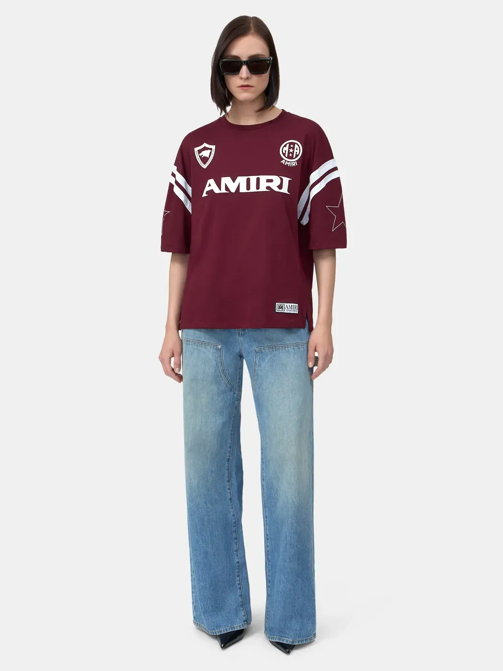 Women - Amiri Sport Tee - Aged Port