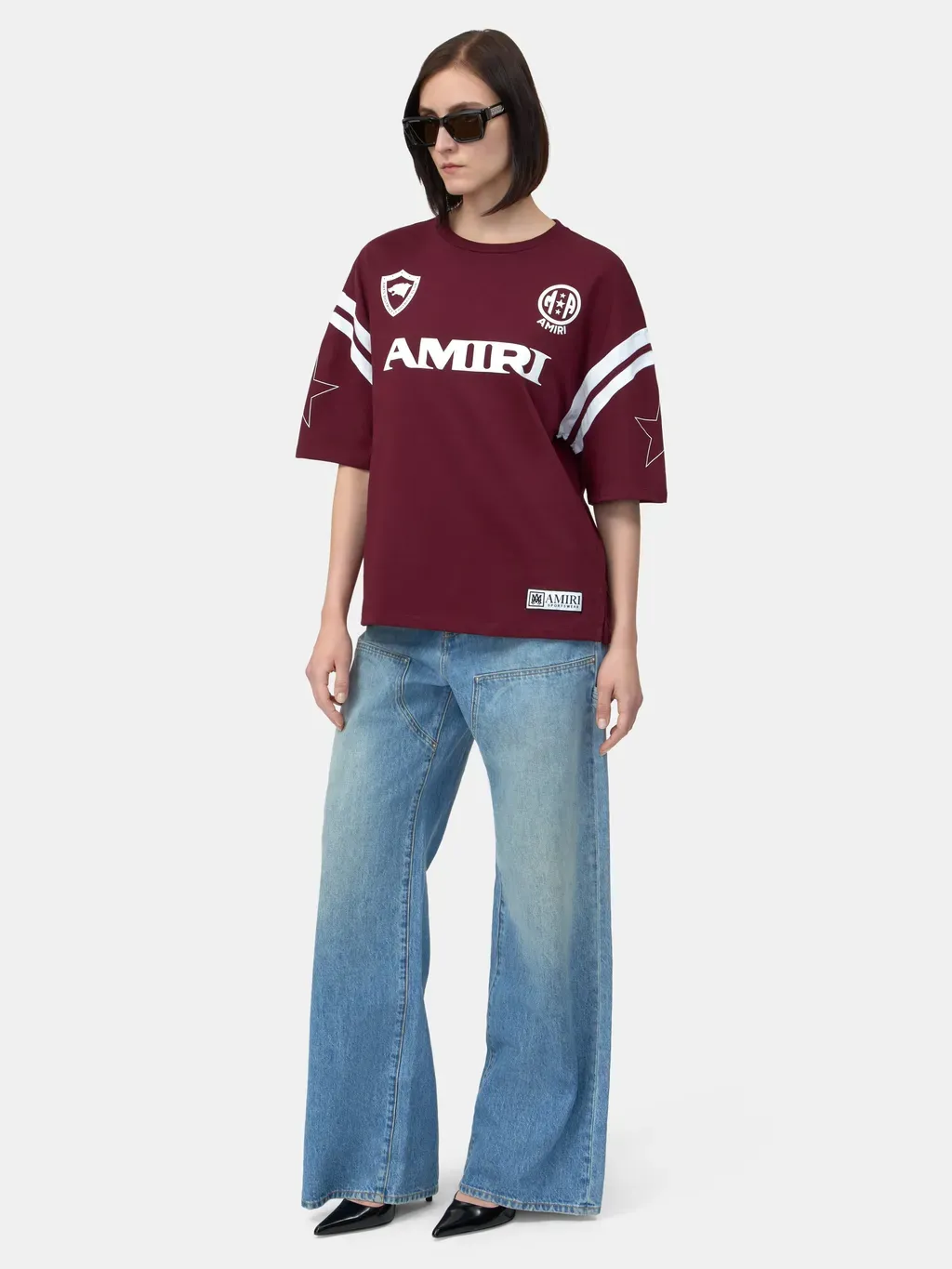 Women - Amiri Sport Tee - Aged Port