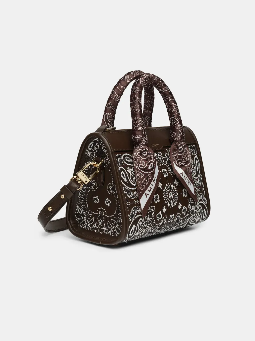Women - Bandana Micro Triangle Bag - Chocolate