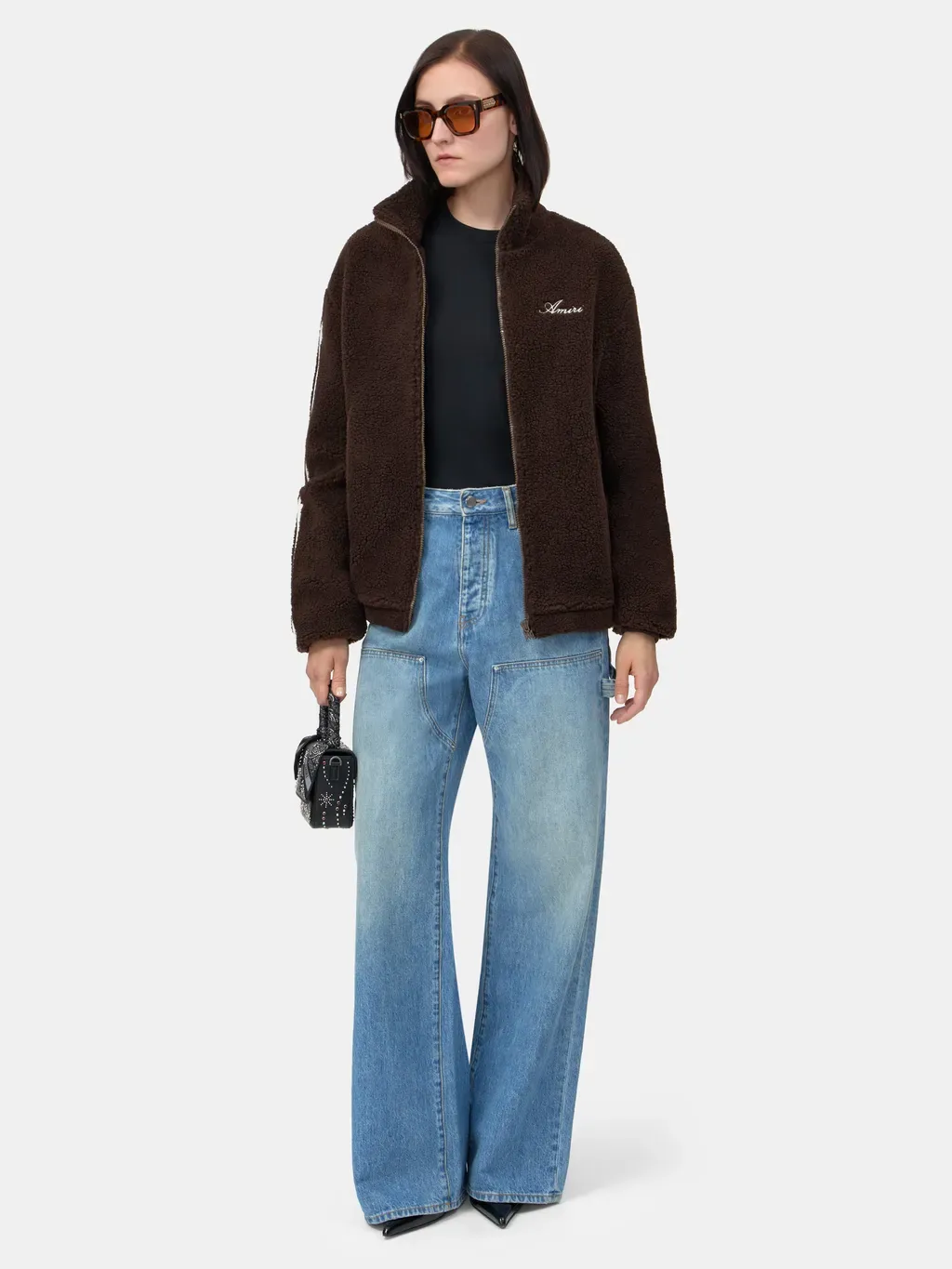 Women - Bones Fleece Jacket - Dark Brown